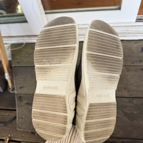 Miu Miu Textured Gray Boots - Picture 11 of 12